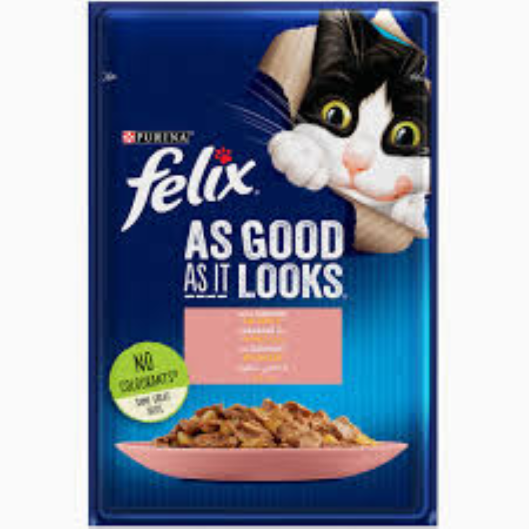 FELIX SALMON POUCH 85G